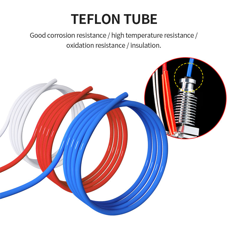 1M 3D Printer Feed Pipe PTFE Tube Teflon for 1.75mm