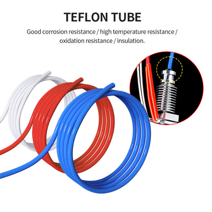 1M 3D Printer Feed Pipe PTFE Tube Teflon for 1.75mm