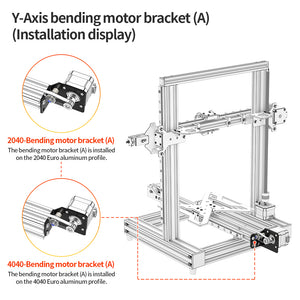 3D Printer Y Axis Nema 17 42 Stepper Motor Mount Metal Bracket