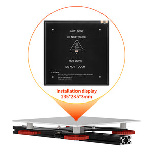 3D Printer Parts Aluminum Hotbed MK2A Heated 150mm/235mm/310mm