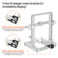 Y Axis Nema 17 42 Stepper Motor Mounting Bracket 2040 4040 Euro standard V slot aluminum profile