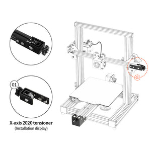 3D Printer Parts 2020 X Axis V-Slot Profile Belt Tensioner