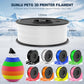 3D Printer Filament Bundle Multicolor PETG Filament 1.75mm, Individually Vacuum Packed, 2kg in Total, 0.25kg per Spool, 8 Pack, 8 Colors