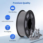 TPU Filament 1.75mm, 3D Printing Filament, High Resilience, Soft Adhesive Material, Elastic, 1kg(2.2lbs) TPU Filament for 3D Printer